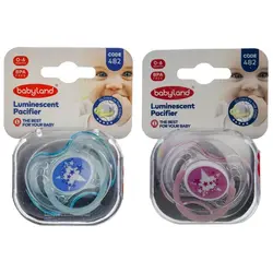 پستانک بیبی لند ارتدنسی سایز ۰ تا ۶ماه ۴۸۲