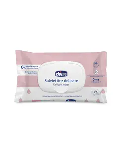 دستمال مرطوب چیکو ۹۸٪آب ۷۲عددی chicco salviettine delicate