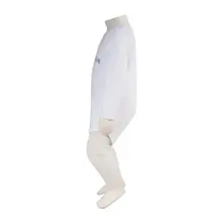 زیردکمه آستین بلند آدمک طرح خورشید سفید سایز نوزادی تا 3 سال