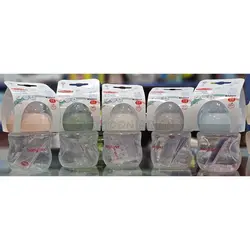 شیشه شیر اونت 125 میل طلقی بیبی لند سرشیشه نیم قطره