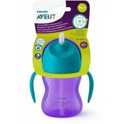 لیوان نی دار مدرن دسته دار اونت ۲۰۰ml avent philips