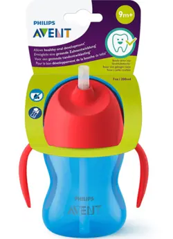 لیوان نی دار مدرن دسته دار اونت ۲۰۰ml avent philips
