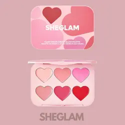 پالت رژگونه و رژلب کرمی قلبی رنگ بلاشینگ بوکیوت شیگلم ( Sheglam Heart Blush Palette )