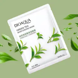 ماسک صورت ورقه‌ای چای سبز بیوآکوا ( BIOAQUA )