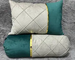 ست روبالشی مخمل تک نوار