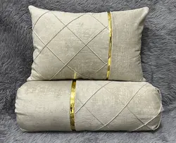 ست روبالشی مخمل تک نوار
