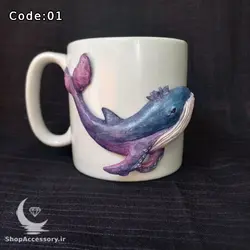 جذاب‌ترین ماگ طرح وال به صورت شب تاب[100% دست ساز]