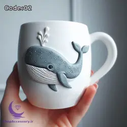 جذاب‌ترین ماگ طرح وال به صورت شب تاب[100% دست ساز]