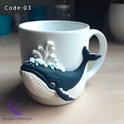 جذاب‌ترین ماگ طرح وال به صورت شب تاب[100% دست ساز]