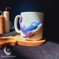 جذاب‌ترین ماگ طرح وال به صورت شب تاب[100% دست ساز]
