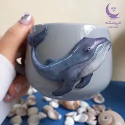جذاب‌ترین ماگ طرح وال به صورت شب تاب[100% دست ساز]
