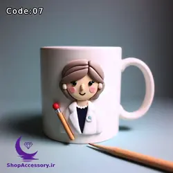 انواع ماگ با طرح معلم [مرد + زن + سفارش با طرح دلخواه]