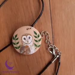 جغد نقاشی شده با دست - شاپ اکسسوری