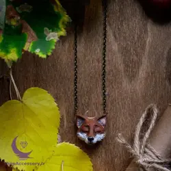 ست گردنبند و انگشتر روباه شاخ ماه - شاپ اکسسوری