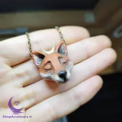 ست گردنبند و انگشتر روباه شاخ ماه - شاپ اکسسوری