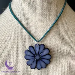 گردنبند دخترانه طرح گل [شیک + ساده + 100% دست ساز]