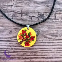 گردنبند دست ساز درخت شکوفه زده - شاپ اکسسوری