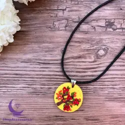 گردنبند دست ساز درخت شکوفه زده - شاپ اکسسوری