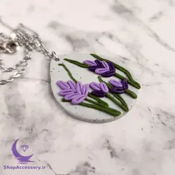 گردنبند مزرعه ای اسطوخودوس گل لوندر - شاپ اکسسوری