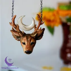 گوزن دست ساز مینیاتوری شاخ ماه - شاپ اکسسوری