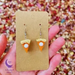 گوشواره پای کدو حلوایی - شاپ اکسسوری
