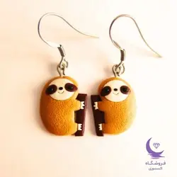 گوشواره فانتزی تنبل - شاپ اکسسوری