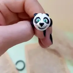 انگشتر دخترانه پاندای کونگ فو کار - شاپ اکسسوری