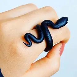 انگشتر مار سیاه - شاپ اکسسوری