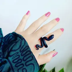 انگشتر مار سیاه - شاپ اکسسوری