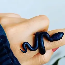 انگشتر مار سیاه - شاپ اکسسوری