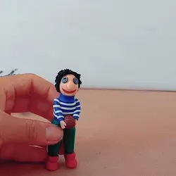 عروسک کلاه قرمزی| مجسمه خمیری کلاه قرمزی - شاپ اکسسوری