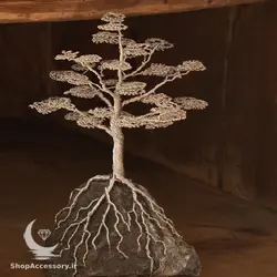 درخت سیمی رنگ نقره ای - شاپ اکسسوری