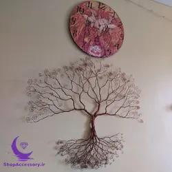 دیوارکوب درخت مسی - شاپ اکسسوری