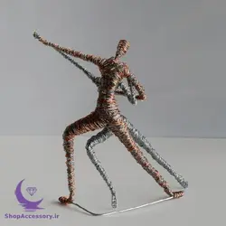 مجسمه سیمی زوج رقصنده تانگو - شاپ اکسسوری