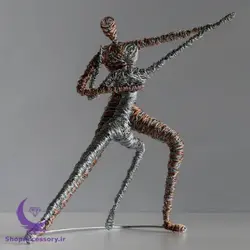 مجسمه سیمی زوج رقصنده تانگو - شاپ اکسسوری