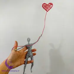 مجسمه مفتولی زوج عاشق - شاپ اکسسوری
