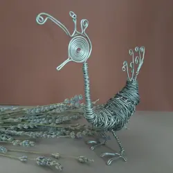 مجسمه مفتولی سیمرغ - شاپ اکسسوری