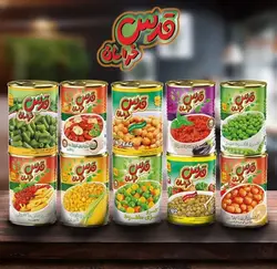 کنسرو نخود سبز قدس خراسان کلیددار 380 گرم