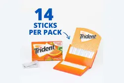 آدامس بدون شکر تریدنت با طعم میوه های استوایی