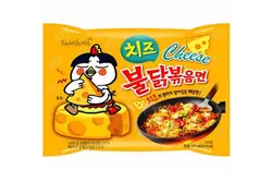 نودل کره ای مرغ تند رامن با پنیر بولداک سامیانگ بسته 140 گرم