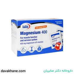 ساشه منیزیم ۴۰۰ یوروویتال ۳۰ عددی