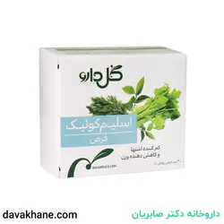 قرص اسلیم کوئیک گل دارو بسته 30 عددی