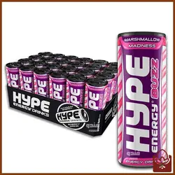 نوشابه انرژی زا مارشمالو هایپ - 250 میلی لیتر - فروشگاه فندو