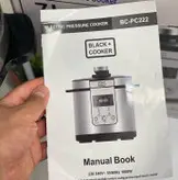 زودپز برقی همه کاره بلک اند کوکر BLACK+COOKER مدل:BCPC222