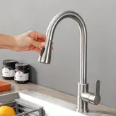 شیر ظرفشویی شاوری وارداتی مشکی و کروم مات