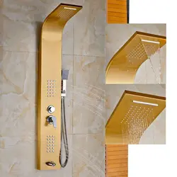 پنل دوش 5 کاره طلایی و طلایی مات وارداتی