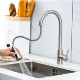 شیر ظرفشویی شاوری وارداتی کروم مات
