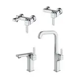 ست شیرآلات شودر مدل میشل مجموعه 4 عددی