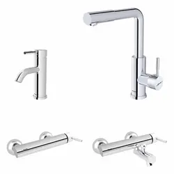 ست شیرآلات شودر مدل مارینو