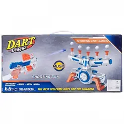 تفنگ بازی مدل dart league b3227n